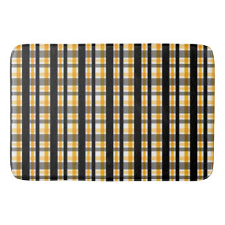 Moderne diagonale herfstruitpatroon badmat