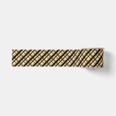 Moderne diagonale herfstruitpatroon grosgrain lint (Voorkant)