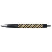 Moderne diagonale herfstruitpatroon pen (Voorkant)