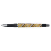Moderne diagonale herfstruitpatroon pen (Voorkant)