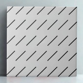 Moderne diagonale strepen keramische Tegel Tegeltje