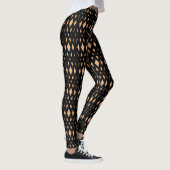 Moderne diamant geometrisch patroon leggings (Rechts)