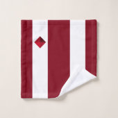 Moderne diamant met gestript glansmiddel bad handdoek (Wasdoekje)