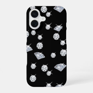 Moderne Diamanten Patroon iPhone 16 Hoesje