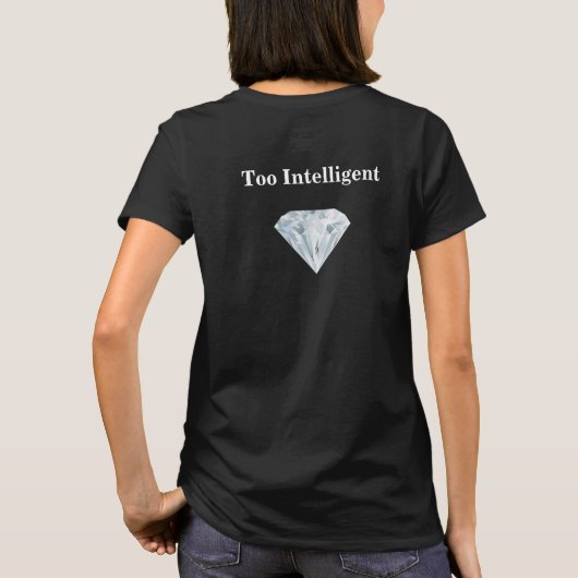 Moderne Diamond Gerichte Individu T-shirt (Achterkant)