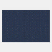 Moderne diepzeemacht en goudslaperigheid inpakpapier vel (Voorkant 3)