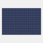 Moderne diepzeemacht en goudslaperigheid inpakpapier vel (Voorkant 2)