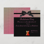 MODERNE DIERAFDRUKKING MET BACHELORETTE Pastel Kaart (Voorkant / Achterkant)