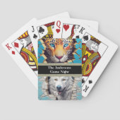 Moderne dieren  pokerkaarten (Achterkant)