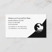 Moderne dierenarts Afspraak Herinnering Visitekaartje (Voorkant)