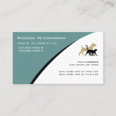 Moderne dierenarts Visitekaartjes (Voorkant)