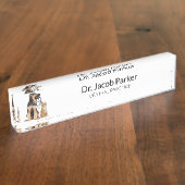 Moderne Dierenkliniek Naambordje (Zijkant)