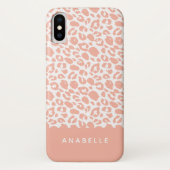 Moderne dierenluipaardprint Case-Mate iPhone case (Achterkant)
