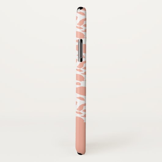 Moderne dierenluipaardprint Case-Mate iPhone case (Achterkant / rechts)