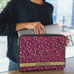 Moderne dierenprint laptop sleeve<br><div class="desc">De Modern Animal print laptophoes combineert een strak design met persoonlijke elegantie. Met een dierenprint achtergrond gesneden met rechthoekige ruimte voor personalisatie doeleinden, is dit hoesje geaccentueerd met een luxe maar wilde bries en ruimte voor jouw naam, waardoor het uniek van jou is. Gebouwd met duurzame materialen om een uitstekende...</div>