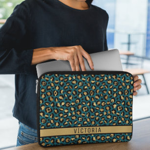 Moderne dierenprint laptop sleeve