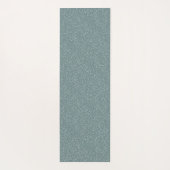 Moderne dierlijke afdruk blauwgroen op maat yogamat (Achterkant)