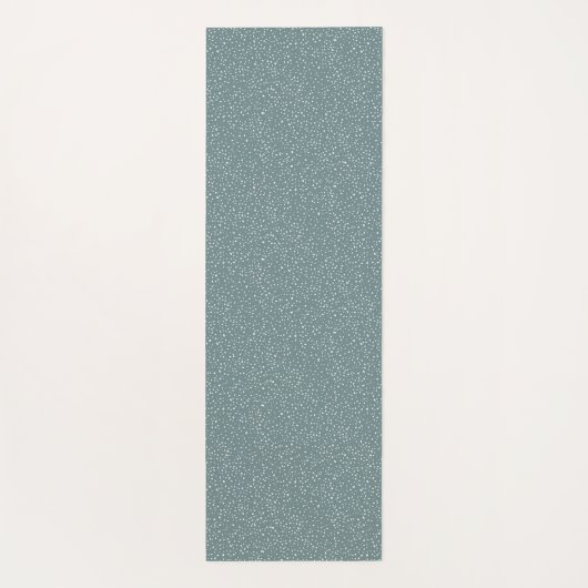 Moderne dierlijke afdruk blauwgroen op maat yogamat (Achterkant)