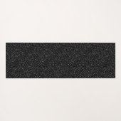 Moderne dierlijke afdruk zwart-wit op maat yogamat (Achterkant (horizontaal))