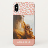 Moderne dierlijke luipaard print foto Case-Mate iPhone case (Achterkant)
