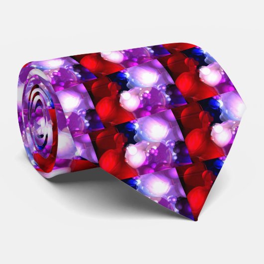 Moderne digitale Abstracte kunst Stropdas (Opgerold)