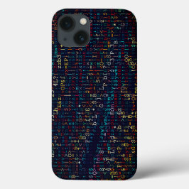 Moderne digitale Abstracte meerkleuren Case-Mate iPhone Case