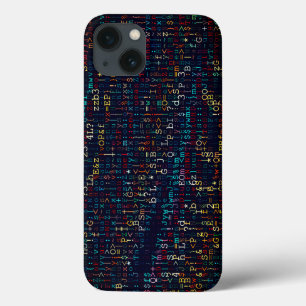 Moderne digitale Abstracte meerkleuren Case-Mate iPhone Case