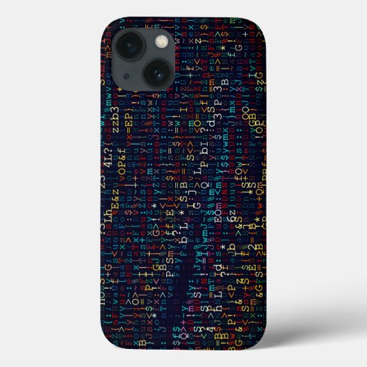 Moderne digitale Abstracte meerkleuren Case-Mate iPhone Case (Achterkant)