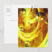 Moderne digitale Abstracte omgevingen Briefkaart (Voorkant / Achterkant)