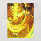 Moderne digitale Abstracte omgevingen Briefkaart (Voorkant)