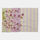 Moderne digitale bloemen theedoek (Horizontaal)