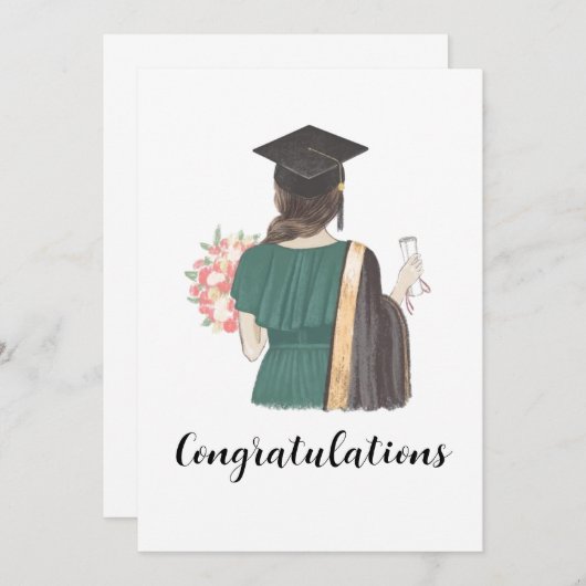 MODERNE DIGITALE CONGRATULALATIES KAART (Voorkant / Achterkant)