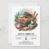 Moderne digitale detective verjaardag kaart (Voorkant)