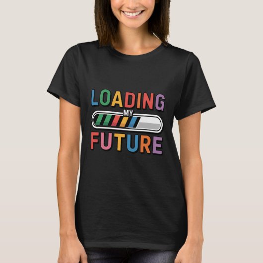 Moderne Digitale Levensstijl Grappige Quote Kinder T-shirt (Voorkant)