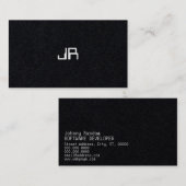 Moderne digitale minimalistische zwarte kraft visitekaartje (Voorkant / Achterkant)