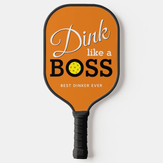 Moderne DINK ALS EEN BOSS Pickleball Paddle (Achterkant)
