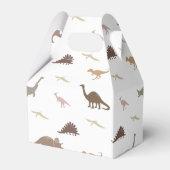 Moderne Dinosaurus Favoriet Box Bedankdoosjes (Achterkant)