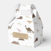 Moderne Dinosaurus Favoriet Box Bedankdoosjes (Voorkant Zijde)