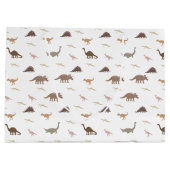 Moderne Dinosaurus Gift Bag - Groot Groot Cadeauzakje (Achterkant)