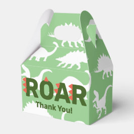 Moderne dinosaurussen ROAR Baby shower Bedankdoosjes