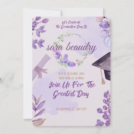 moderne diploma kaart (Voorkant)