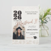moderne diploma kaart 2026 (Staand voorkant)