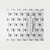 Moderne diploma-uitreiking KLAS VAN 20XX Patroonen Wandkleed (Voorkant (horizontaal))