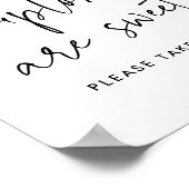 Moderne diploma's zijn Sweet GraduPartij Sign Poster (Hoek)