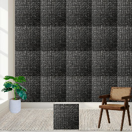 Moderne Dirty Black White Particle Vloerwand Tegeltje