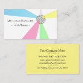 Moderne Disco Ball Pastel Strobe Lights Gebeurteni Visitekaartje (Voorkant / Achterkant)