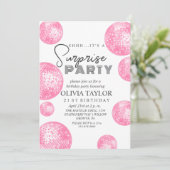 Moderne Disco Surprise 21ste verjaardag Meisje Par Kaart (Staand voorkant)