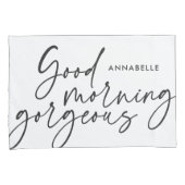 Moderne dit moderne zwarte cadeau kussensloop (Voorkant-Rechts)