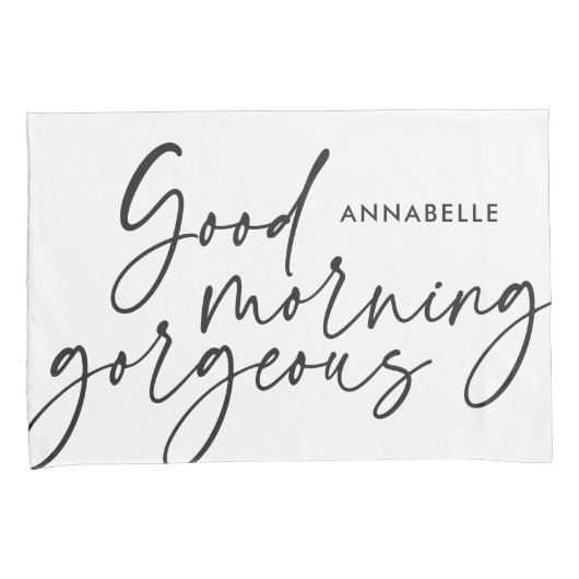 Moderne dit moderne zwarte cadeau kussensloop (Voorkant-Rechts)