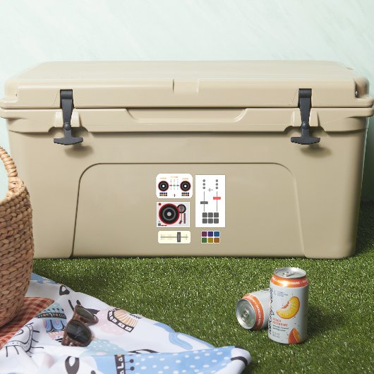 Moderne DJ Music Laptop Sticker (Koeler)